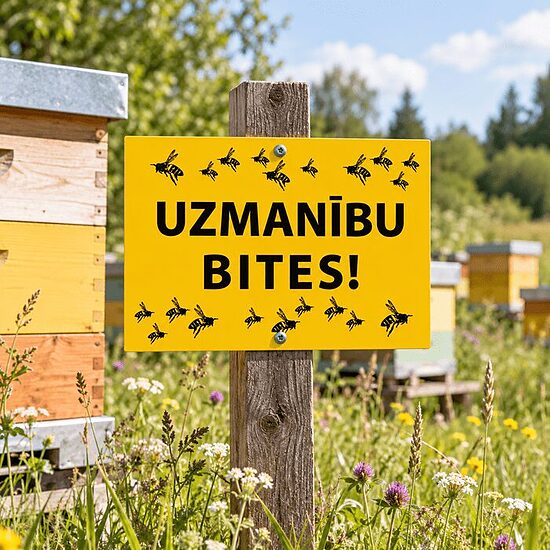“Uzmanību, bites!”