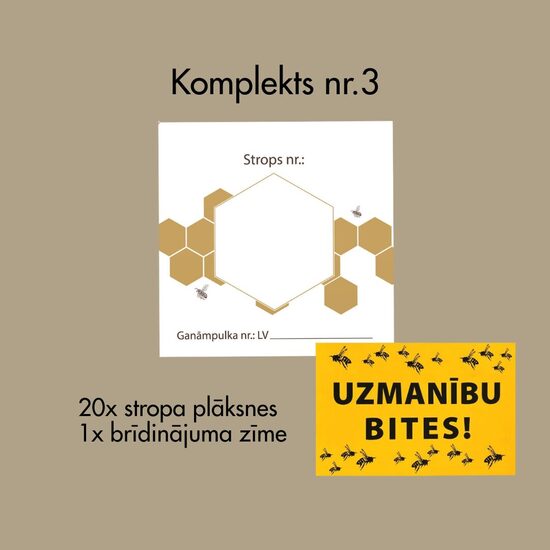 Dravas marķējuma komplekts nr.3